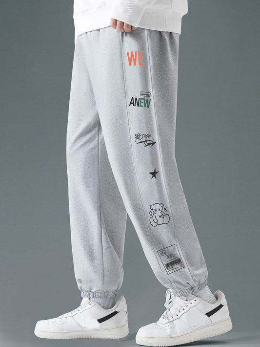 Joggers slim silver